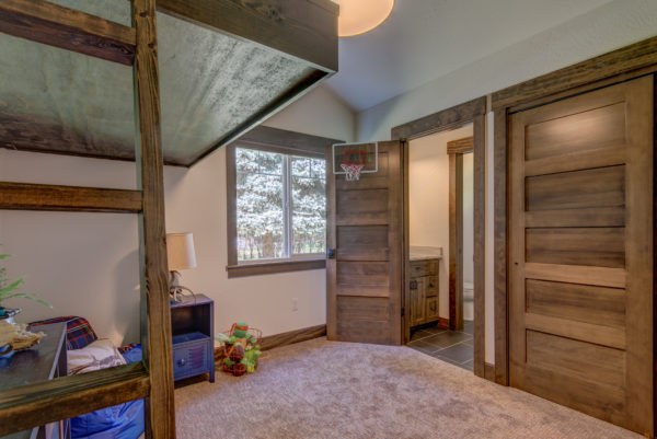Restored primary bedroom